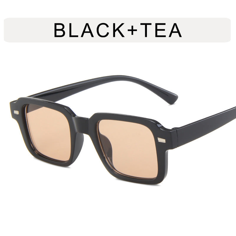 Wholesale PC Square Frame Rice Nail Sunglasses